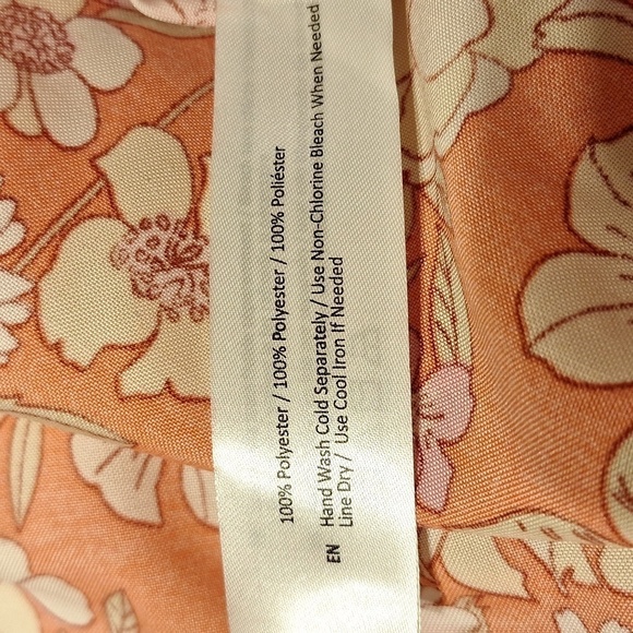 Y women's B-O-G Collective floral button front sleeveless dress size M - Picture 5 of 5